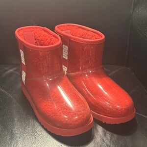 UGG Glossy Red Boots